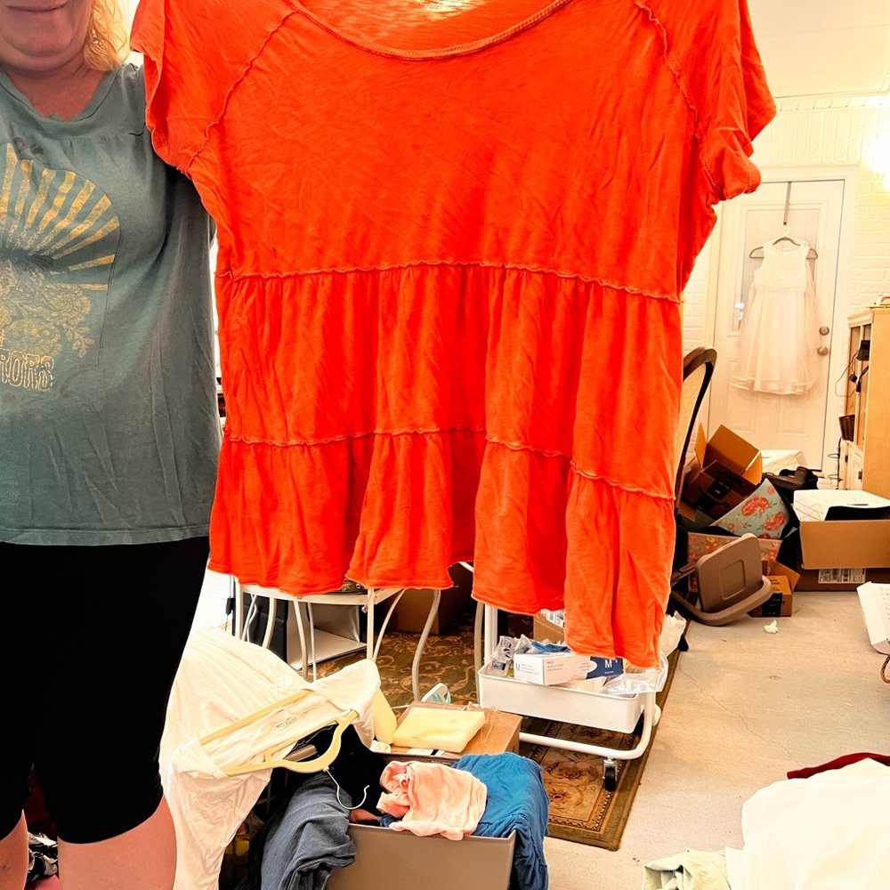 20% off listed price. Plus size t-shirt short sleeve